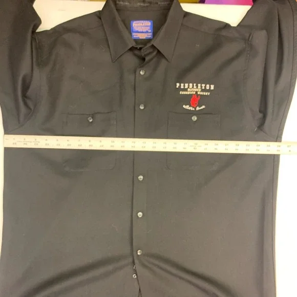 Pendleton‎ Men's Pendleton Whisky Vintage Wool Long Sleeve Button Up Shirt SZ XL - Picture 12 of 14